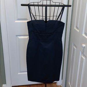 Féraud Navy Blue Spaghetti Strap Dress